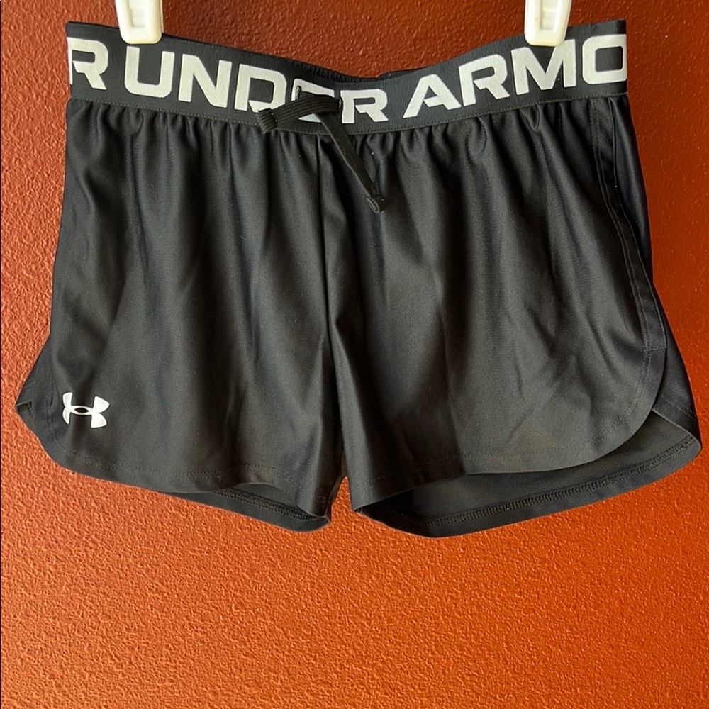 Under Armour Girls Black Shorts